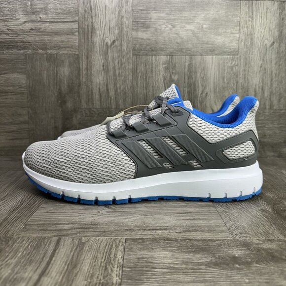 Adidas Ultimashow Men's size 12 Grey Blue Mesh Running Shoes IG6551 - Picture 2 of 8